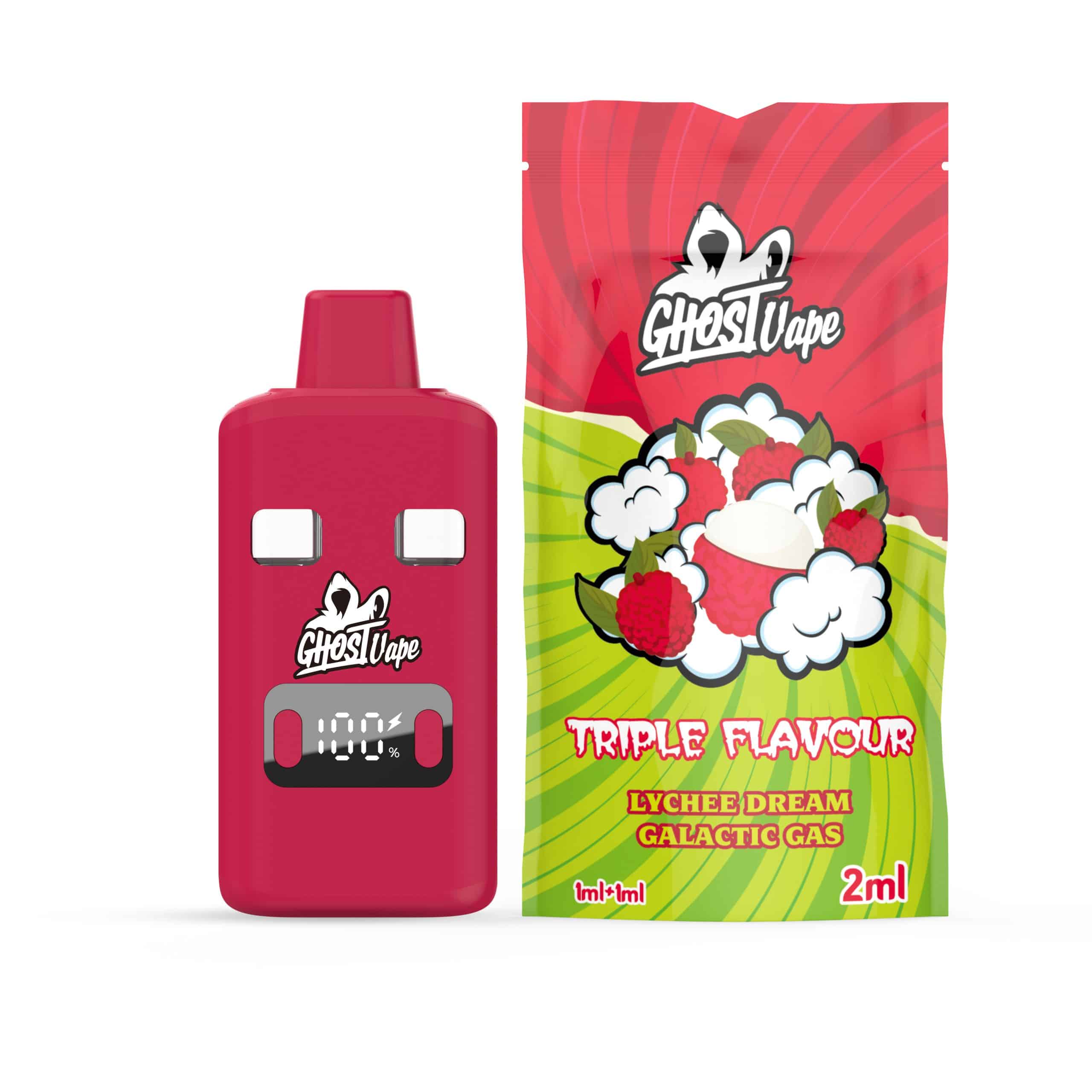 Buy Ghost Vape – Lychee Dream / Galactic Gas – 2000mg (1g/ 1g ) THC VAPE Buy Ghost Vape – Lychee Dream / Galactic Gas – 2000mg (1g/ 1g ) THC VAPE