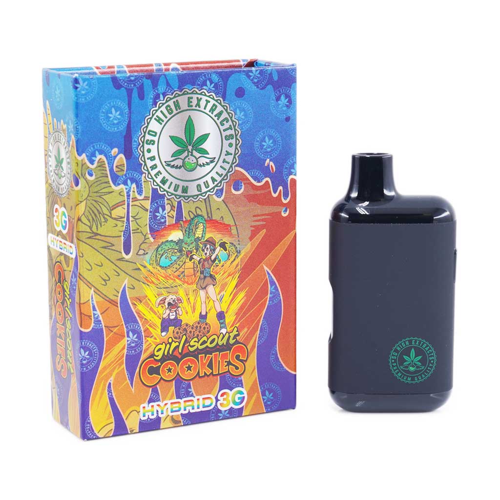 Buy Girl Scout Cookies Hybrid 3ML Disposable Pen By So High Extracts Buy Girl Scout Cookies Hybrid 3ML Disposable Pen By So High Extracts