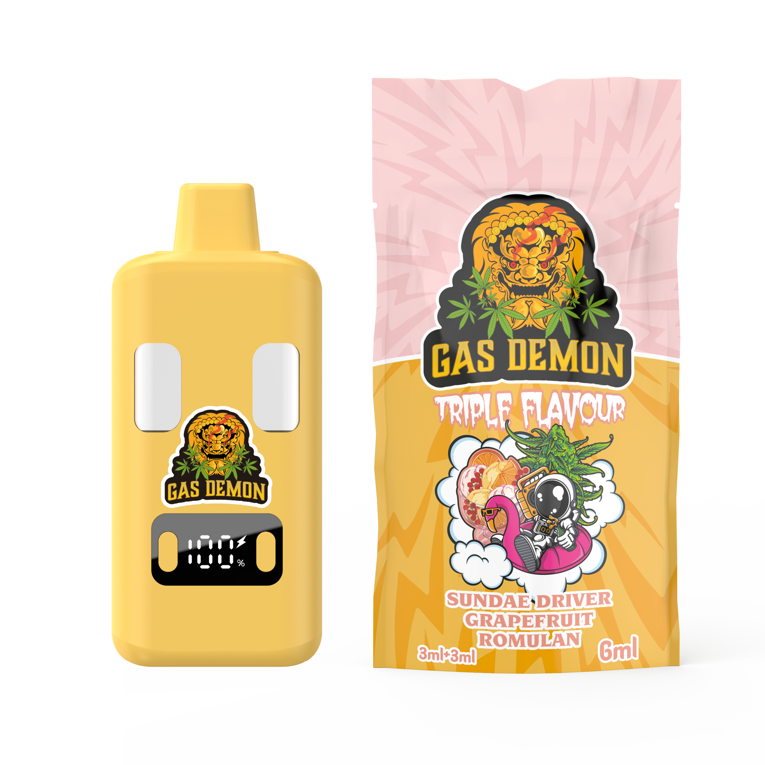 Buy Sundae Driver x Grapefruit Romulan Vape 6000mg By Gas Demon Buy Sundae Driver x Grapefruit Romulan Vape 6000mg By Gas Demon