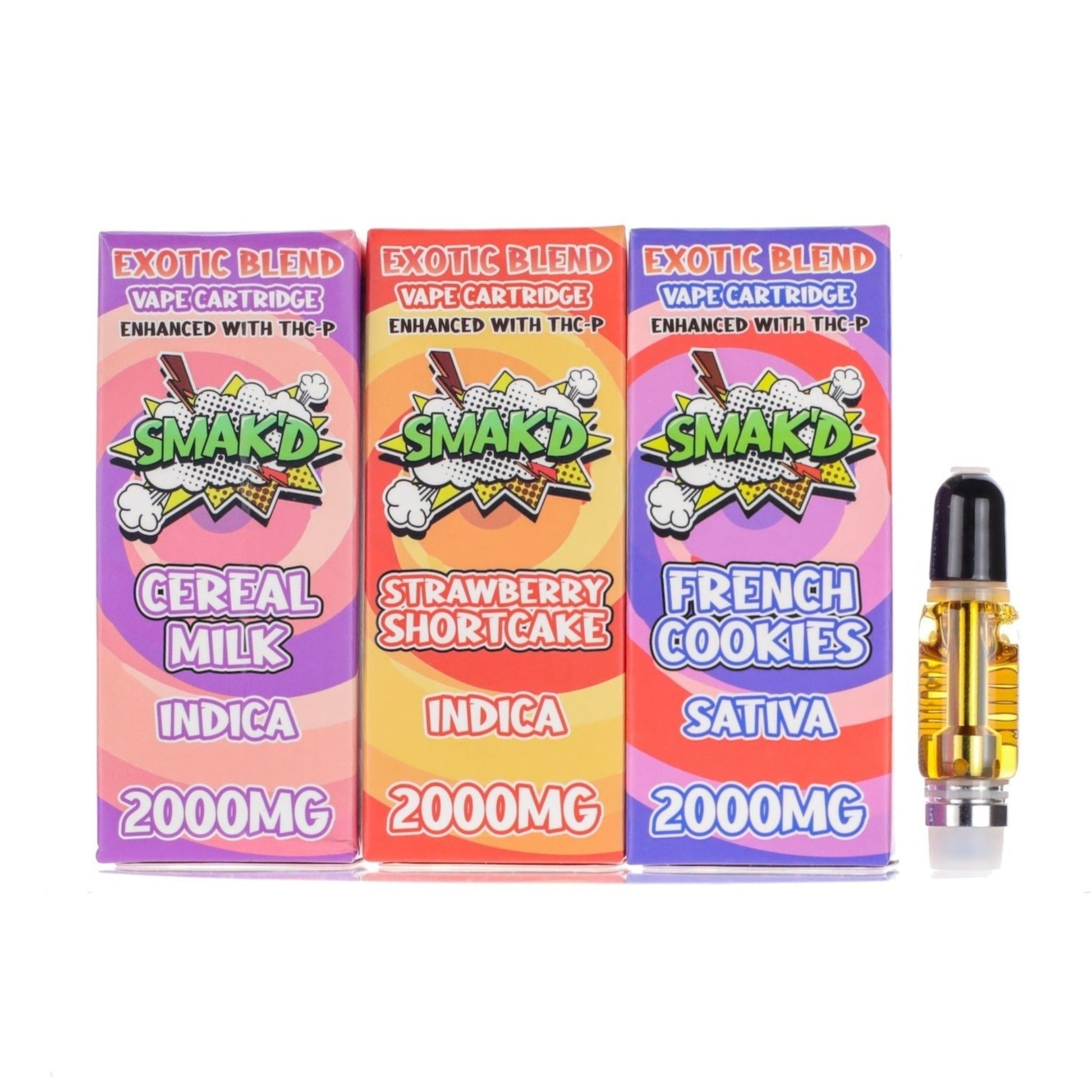 Smakd Exotic Blend Cartridge - 2000mg Smakd Exotic Blend Cartridge - 2000mg
