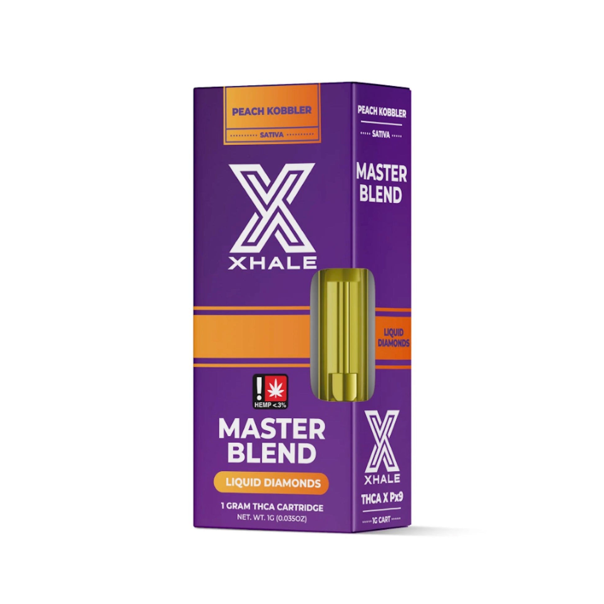 Xhale THC-A Blend Peach Kobbler Cartridge - 1000mg Xhale THC-A Blend Peach Kobbler Cartridge - 1000mg